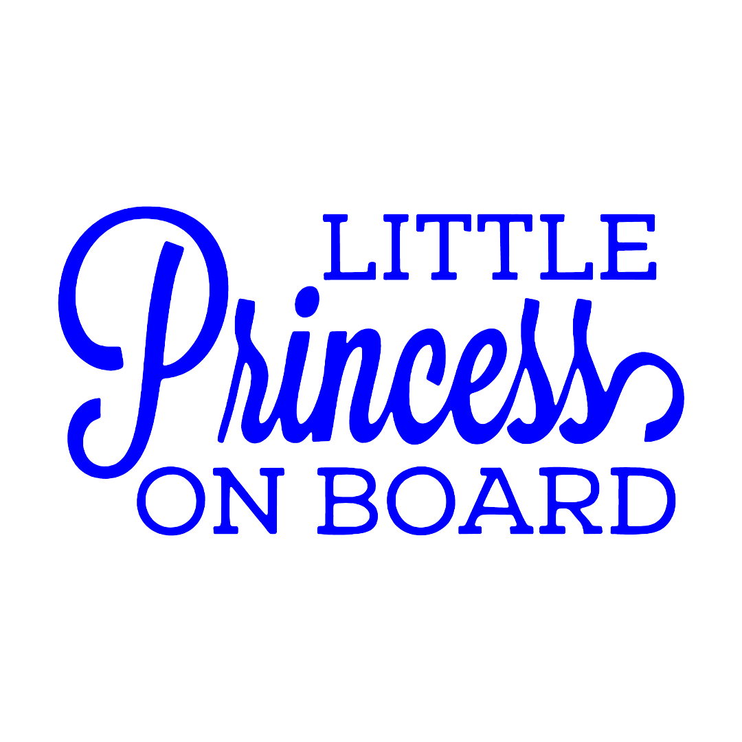Little princess on board - Albastru