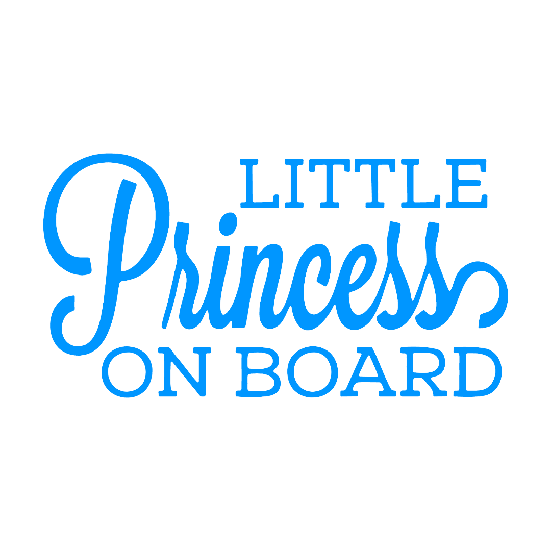 Little princess on board - Albastru Deschis