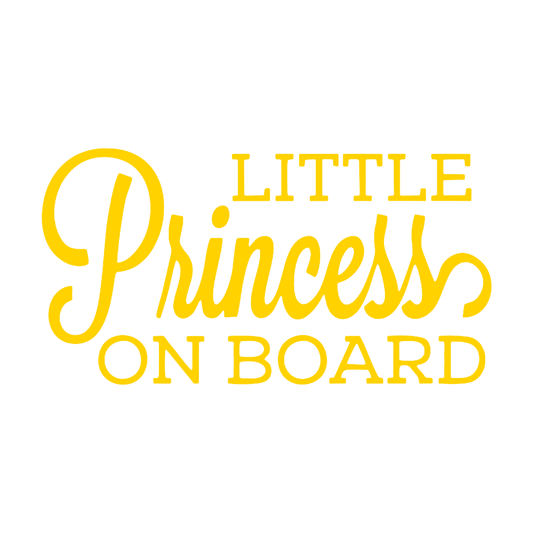 Little princess on board - Galben