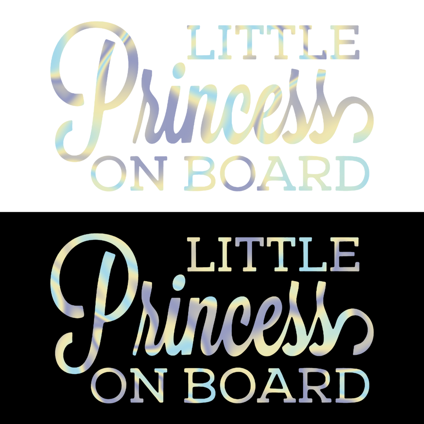 Little princess on board - Holografic