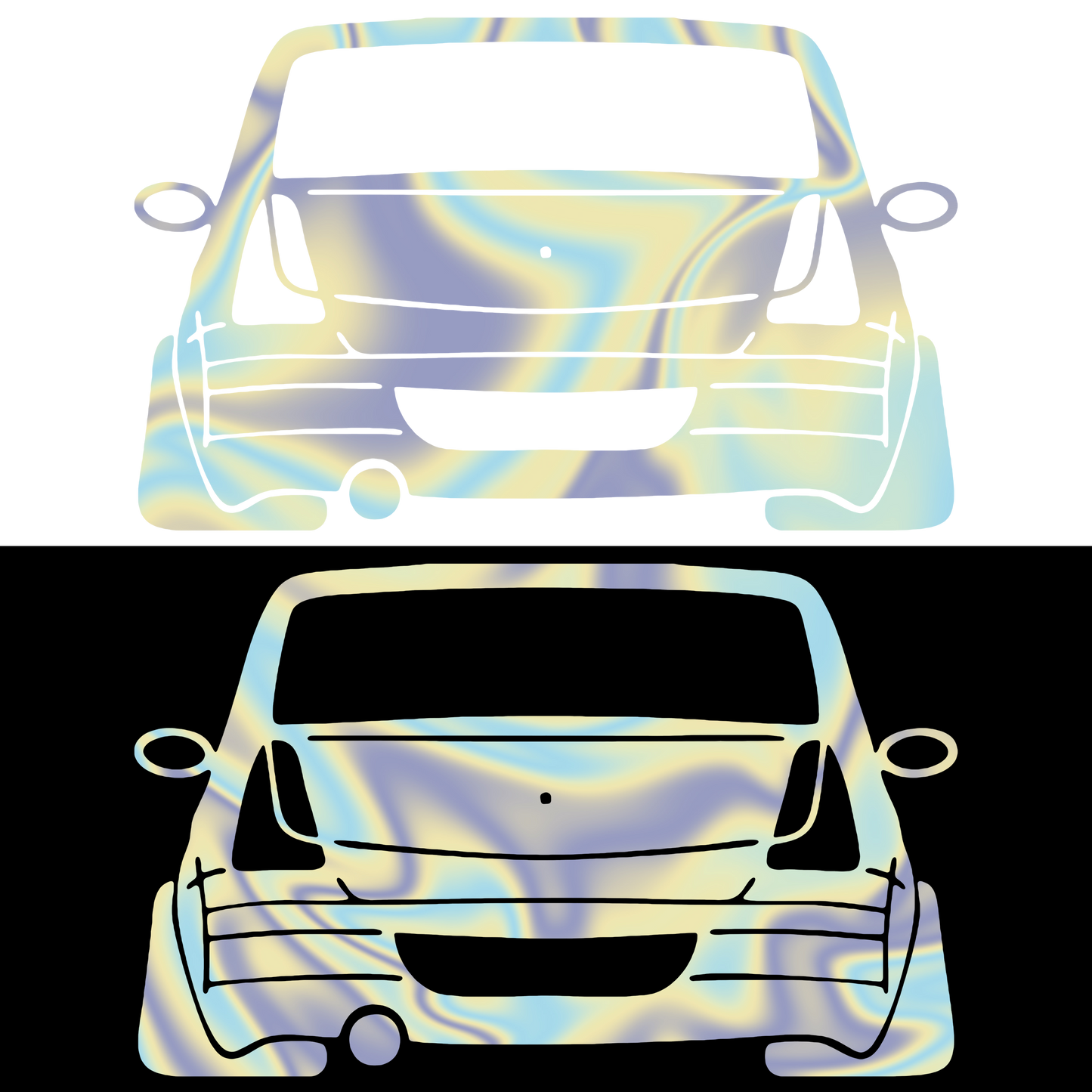 Sticker - SILUETA LOGAN SPATE