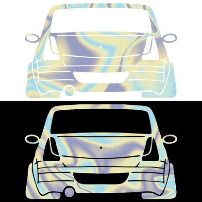 Sticker - SILUETA LOGAN SPATE