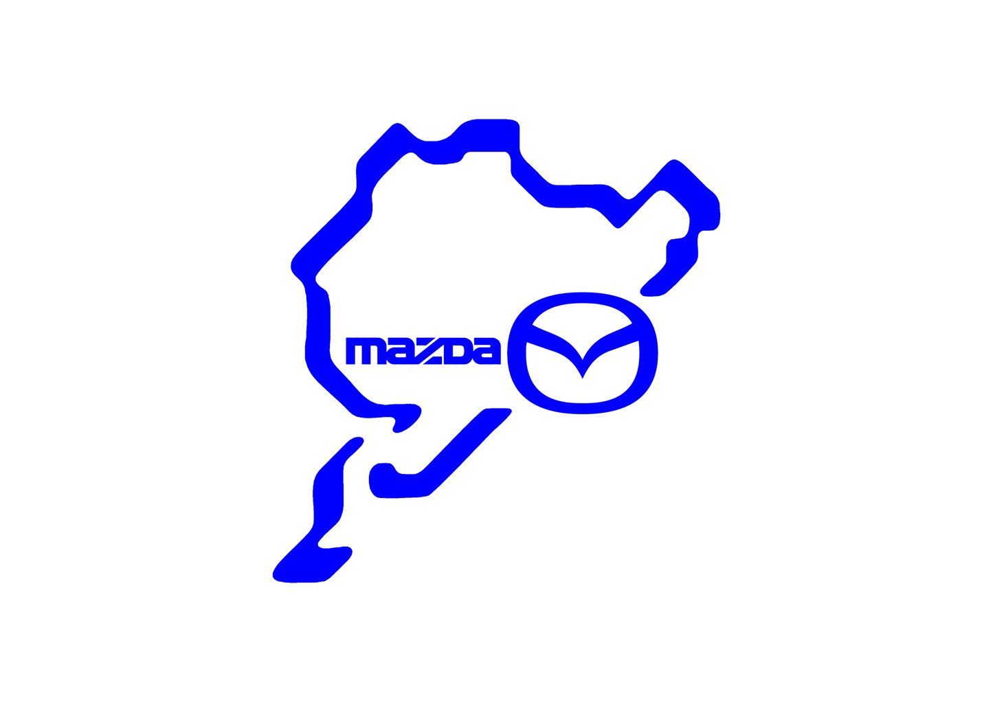 Sticker - MAZDA NURBURGRING
