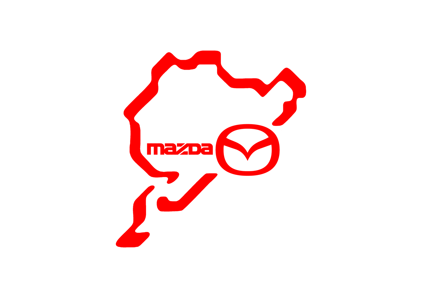 Sticker - MAZDA NURBURGRING