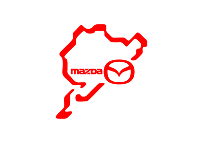 Sticker - MAZDA NURBURGRING
