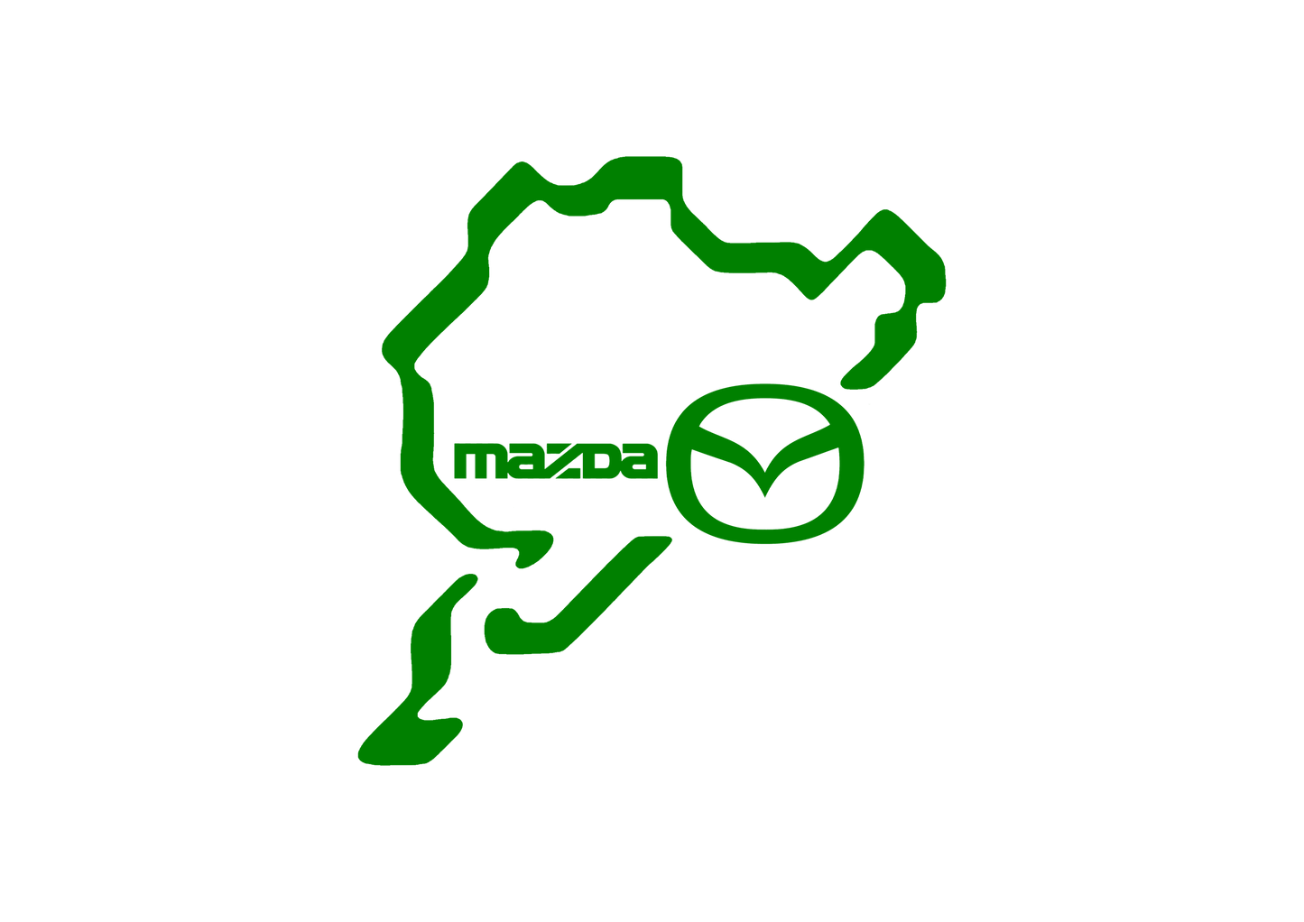 Sticker - MAZDA NURBURGRING