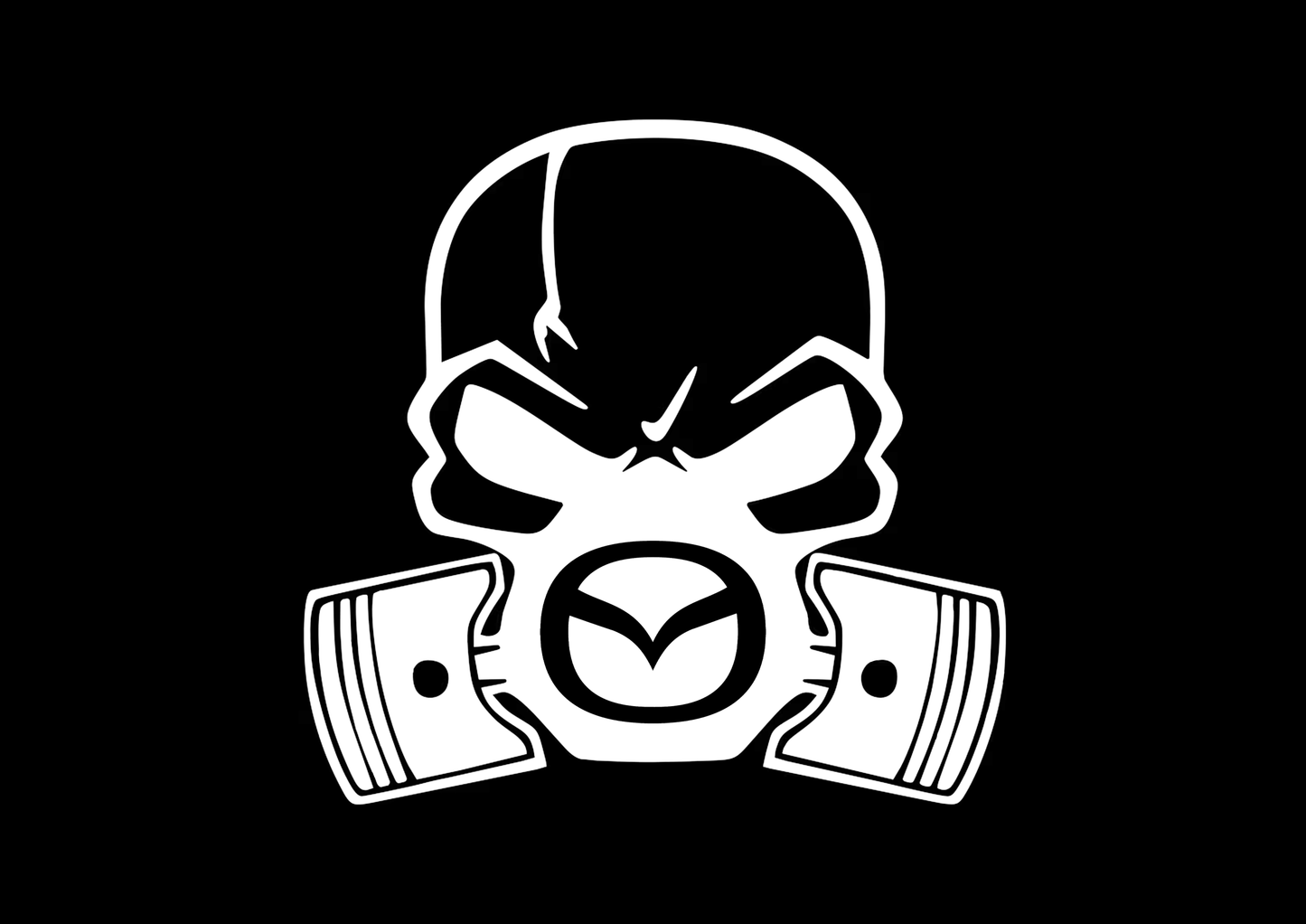Sticker - MAZDA SKULL