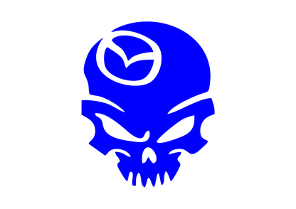 Sticker - MAZDA SKULL 2
