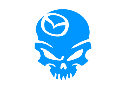 Sticker - MAZDA SKULL 2