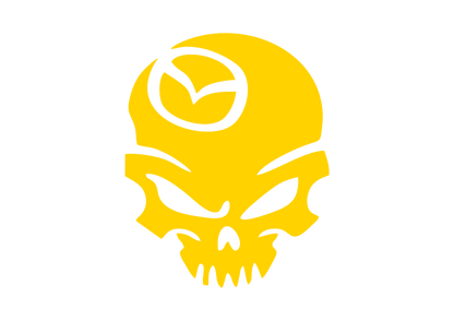 Sticker - MAZDA SKULL 2
