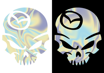 Sticker - MAZDA SKULL 2