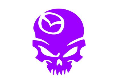 Sticker - MAZDA SKULL 2