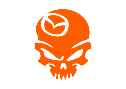 Sticker - MAZDA SKULL 2