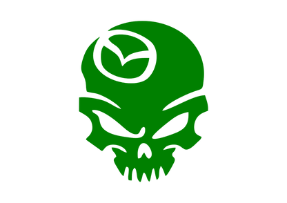 Sticker - MAZDA SKULL 2