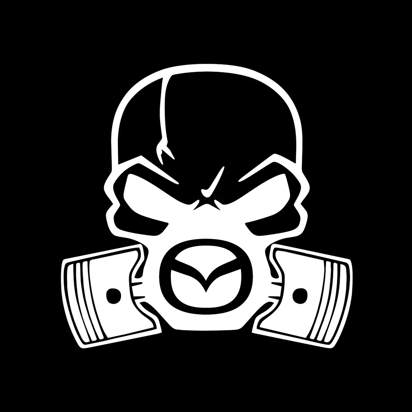 Sticker - MAZDA SKULL
