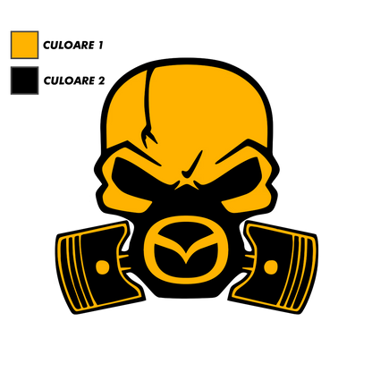 Sticker - MAZDA SKULL