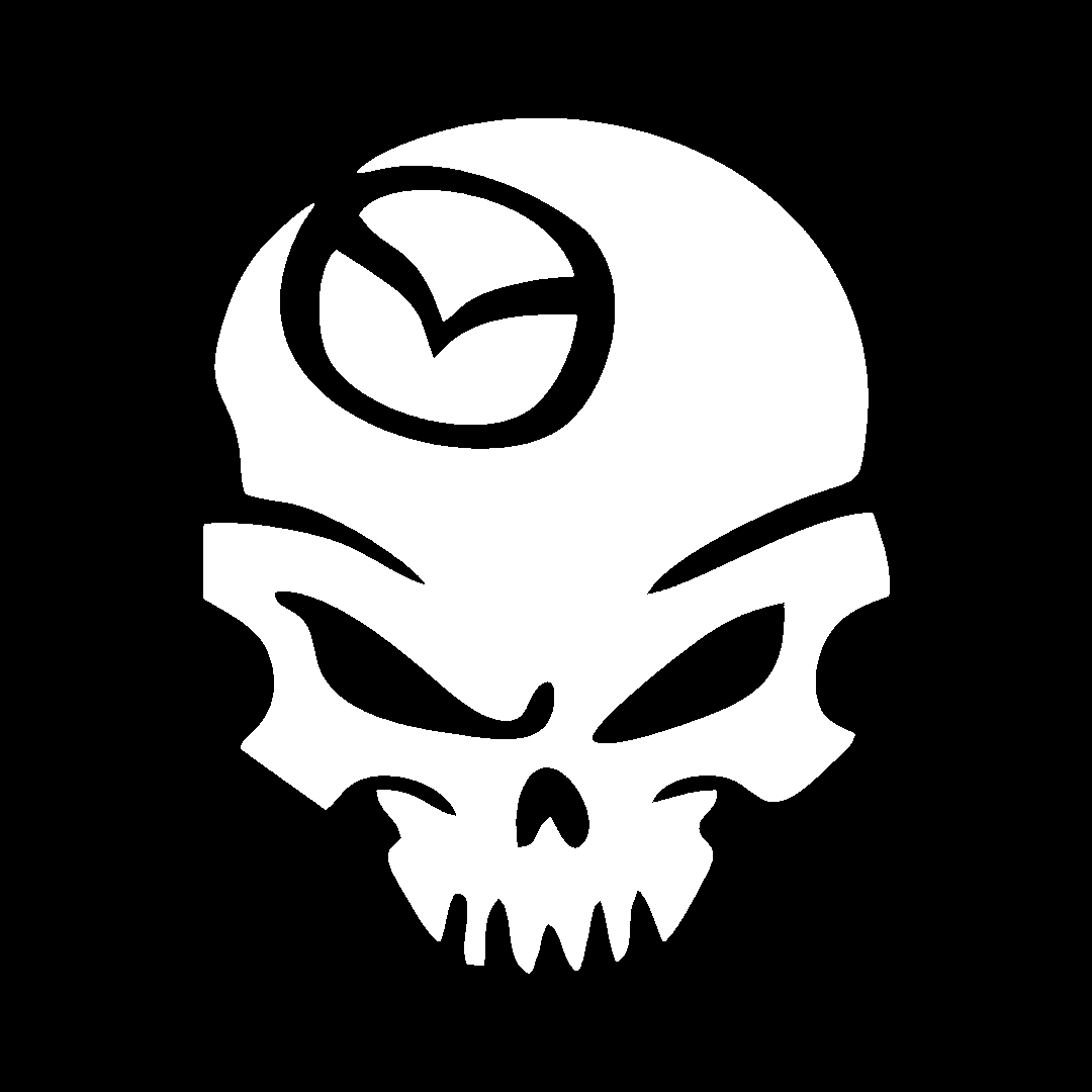 Sticker - MAZDA SKULL 2