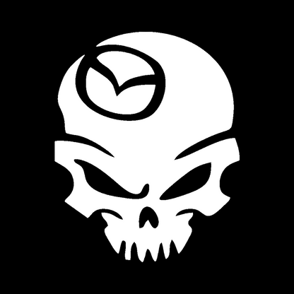 Sticker - MAZDA SKULL 2