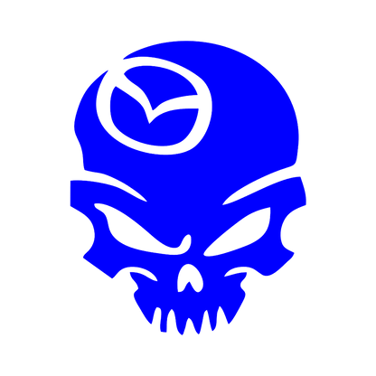 Sticker - MAZDA SKULL 2