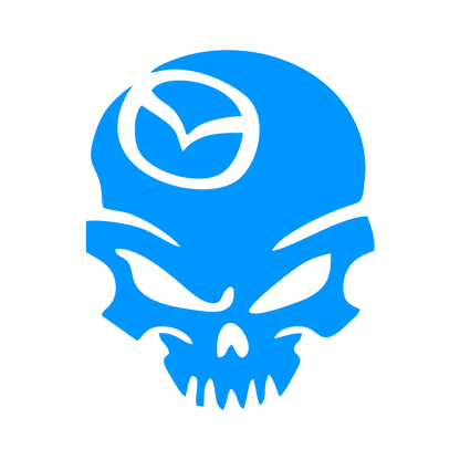 Sticker - MAZDA SKULL 2
