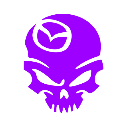 Sticker - MAZDA SKULL 2