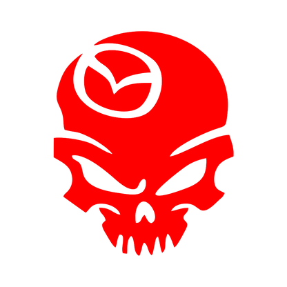 Sticker - MAZDA SKULL 2