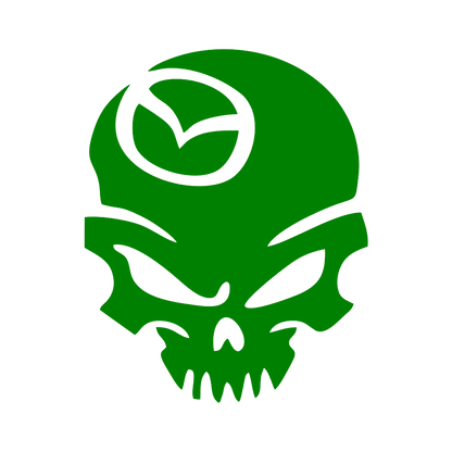 Sticker - MAZDA SKULL 2