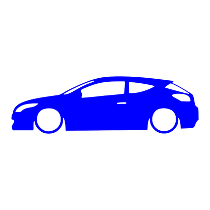 Sticker - SILUETA MEGANE 3 COUPE