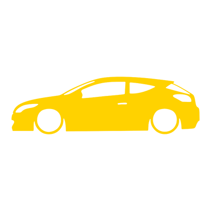 Sticker - SILUETA MEGANE 3 COUPE