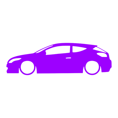 Sticker - SILUETA MEGANE 3 COUPE