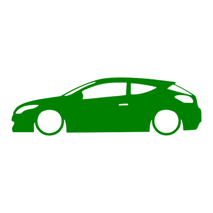 Sticker - SILUETA MEGANE 3 COUPE