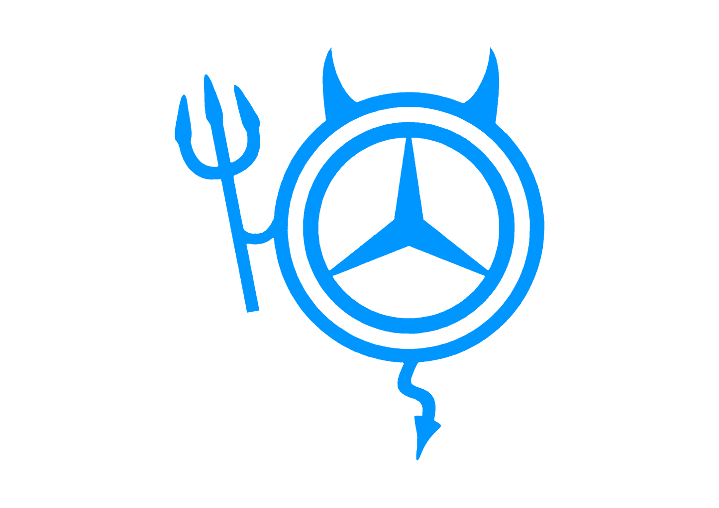 Sticker - MERCEDES DEVIL