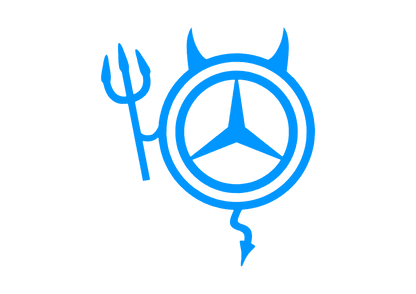 Sticker - MERCEDES DEVIL