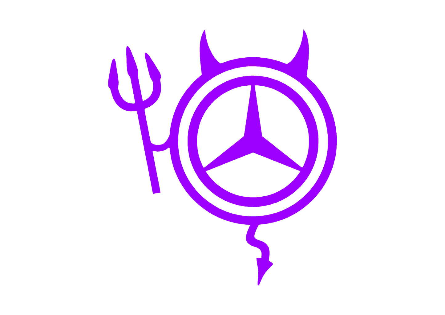 Sticker - MERCEDES DEVIL