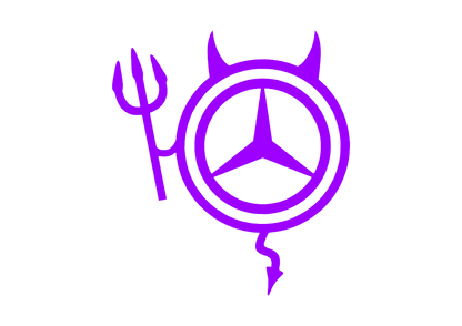 Sticker - MERCEDES DEVIL