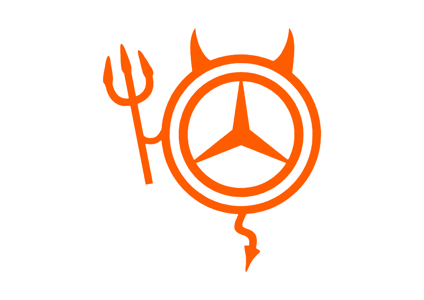 Sticker - MERCEDES DEVIL