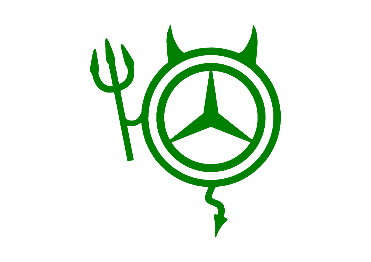 Sticker - MERCEDES DEVIL