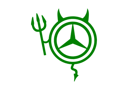 Sticker - MERCEDES DEVIL