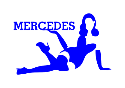 Sticker - MERCEDES GIRL 1