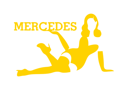 Sticker - MERCEDES GIRL 1