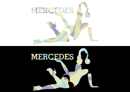 Sticker - MERCEDES GIRL 1