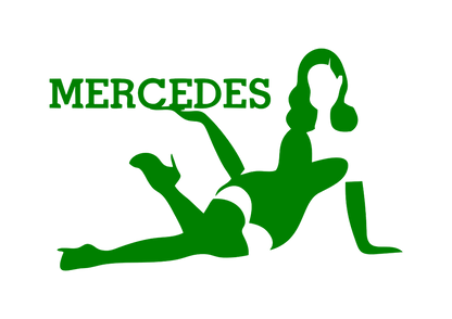 Sticker - MERCEDES GIRL 1