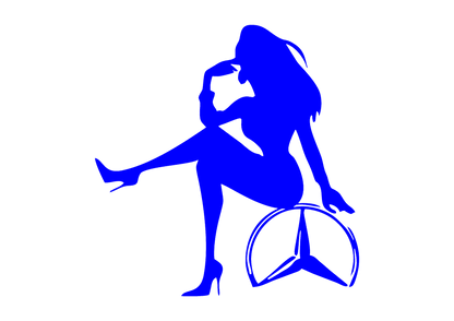 Sticker - MERCEDES GIRL 2
