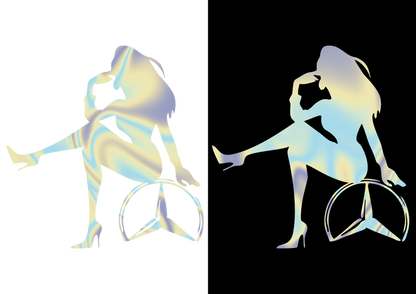Sticker - MERCEDES GIRL 2