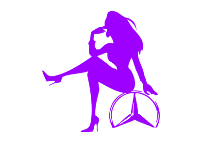 Sticker - MERCEDES GIRL 2