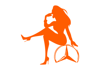 Sticker - MERCEDES GIRL 2