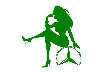 Sticker - MERCEDES GIRL 2