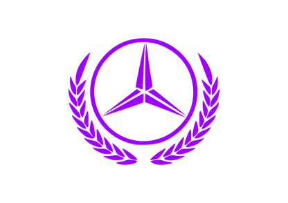 Sticker - MERCEDES LOGO 1