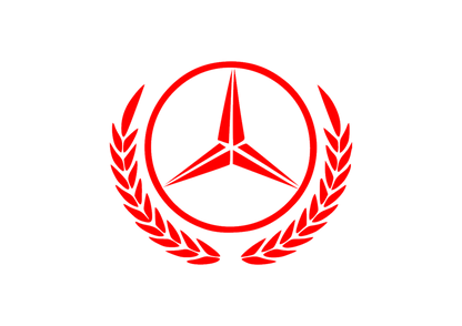Sticker - MERCEDES LOGO 1