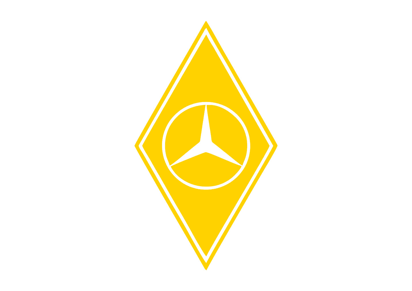 Sticker - MERCEDES LOGO 5